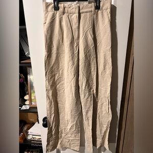 H&M Women's Tan Flare Pants